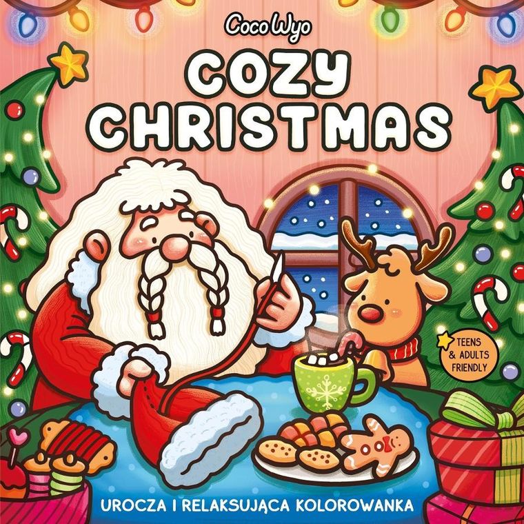 Cozy Christmas. Urocza i relaksująca kolorowanka