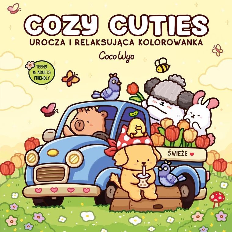 Cozy Cuties. Urocza i relaksująca kolorowanka