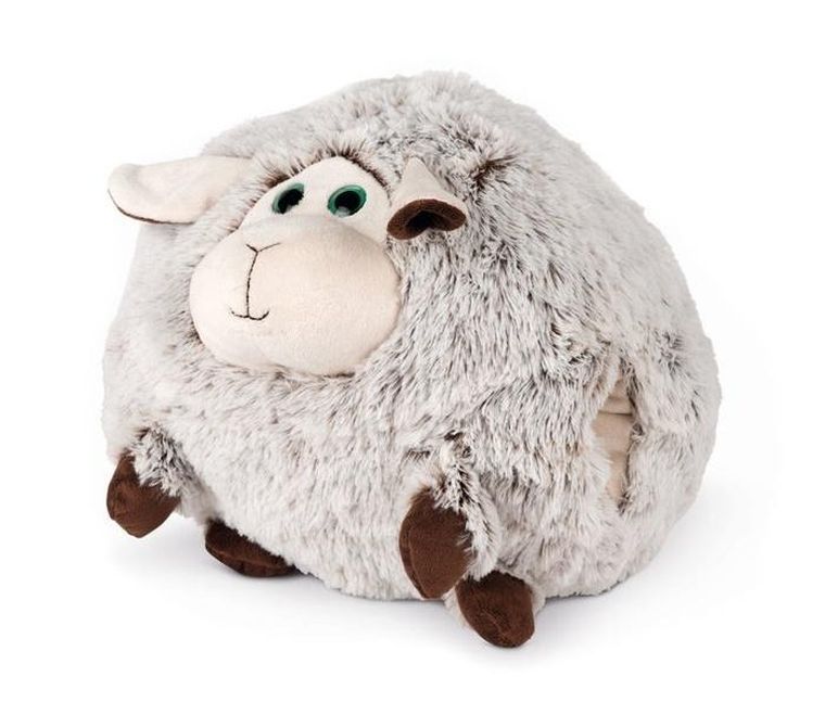 Cozy Noxxiez, owca, maskotka, poduszka i pluszowy ogrzewacz do dłoni