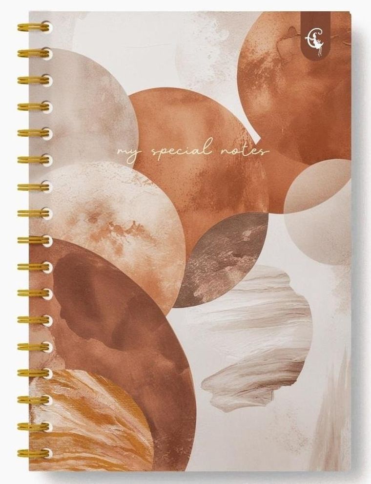 Cozywood, kołonotatnik ozdobny, B5, 160 kartek, kratka, Planety