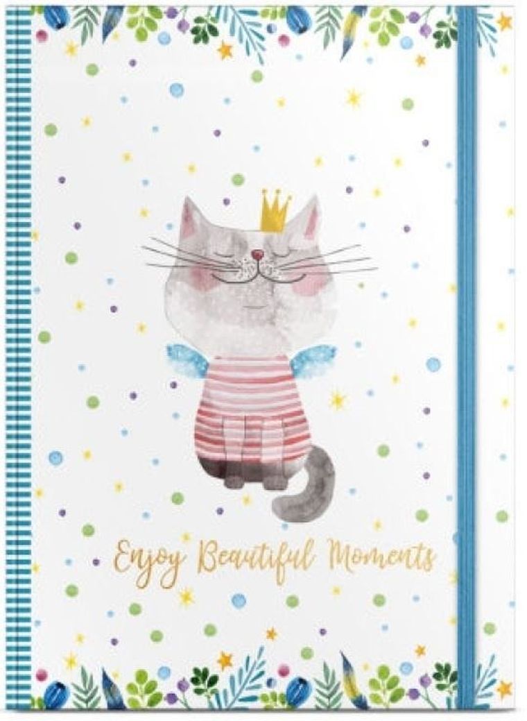 Cozywood, notatnik ozdobny A5, Kot, 1 szt.