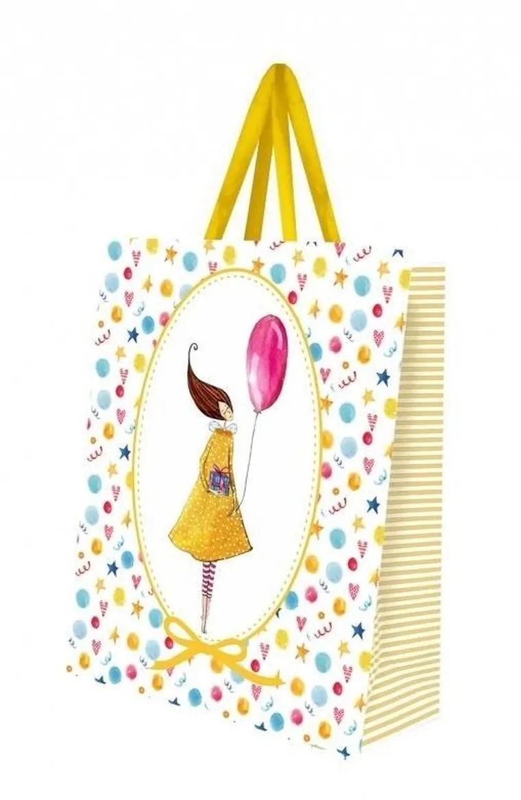 Cozywood, torebka ozdobna, mała, Kobieta z balonem