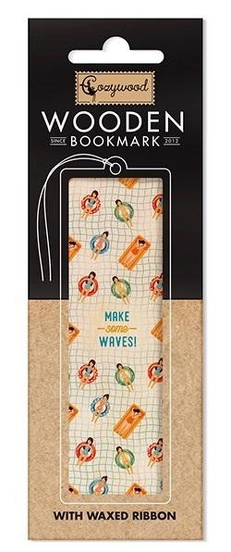 Cozywood, zakładka do książek drewniana, Basen