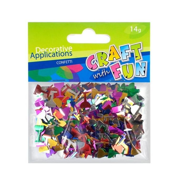 Craft With Fun, confetti metaliczne, puchary