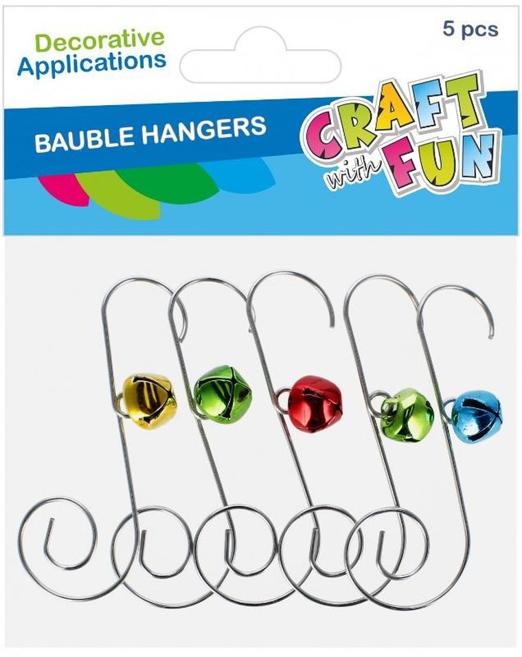 Craft With Fun, haczyk na ozdoby, metalowy, 5 szt.