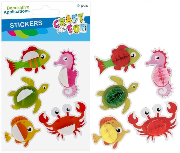 Craft With Fun, naklejki harmonijkowe, Ocean