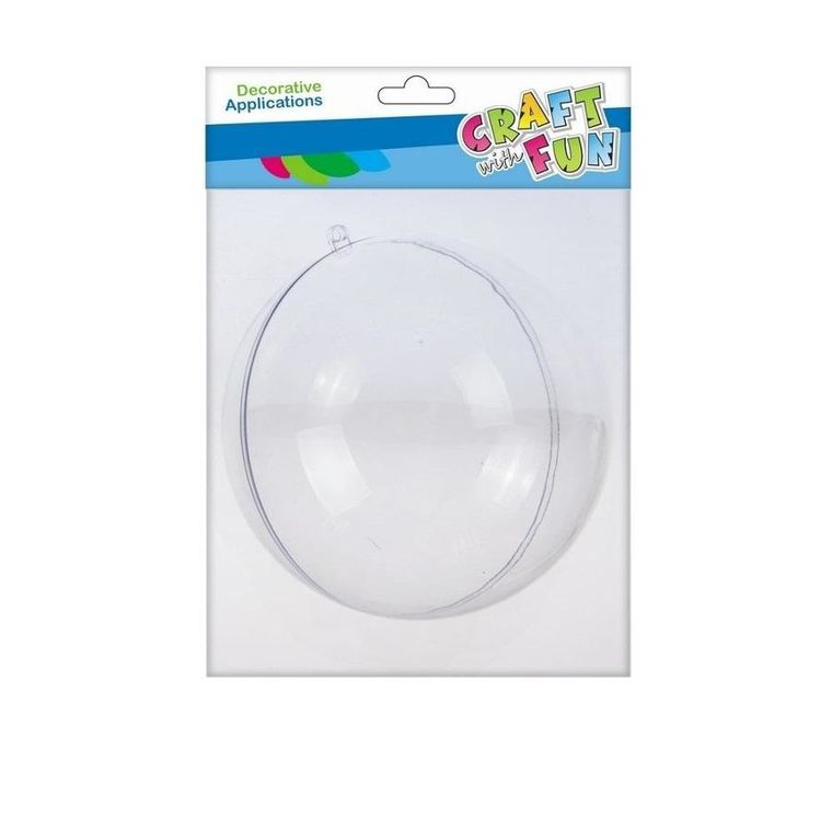 Craft With Fun, ozdoba dekoracyjna plastikowa, kula, 18 cm