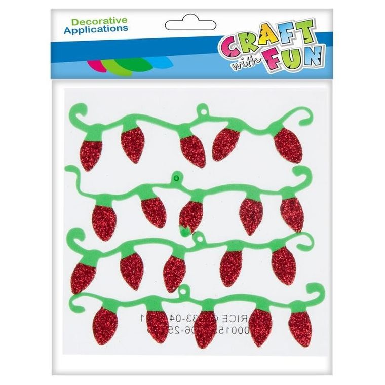 Craft With Fun, ozdoba dekoracyjna, samoprzylepna, eva, lampion