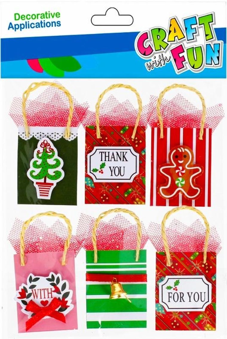 Craft With Fun, ozdoba dekoracyjna, samoprzylepna, prezent