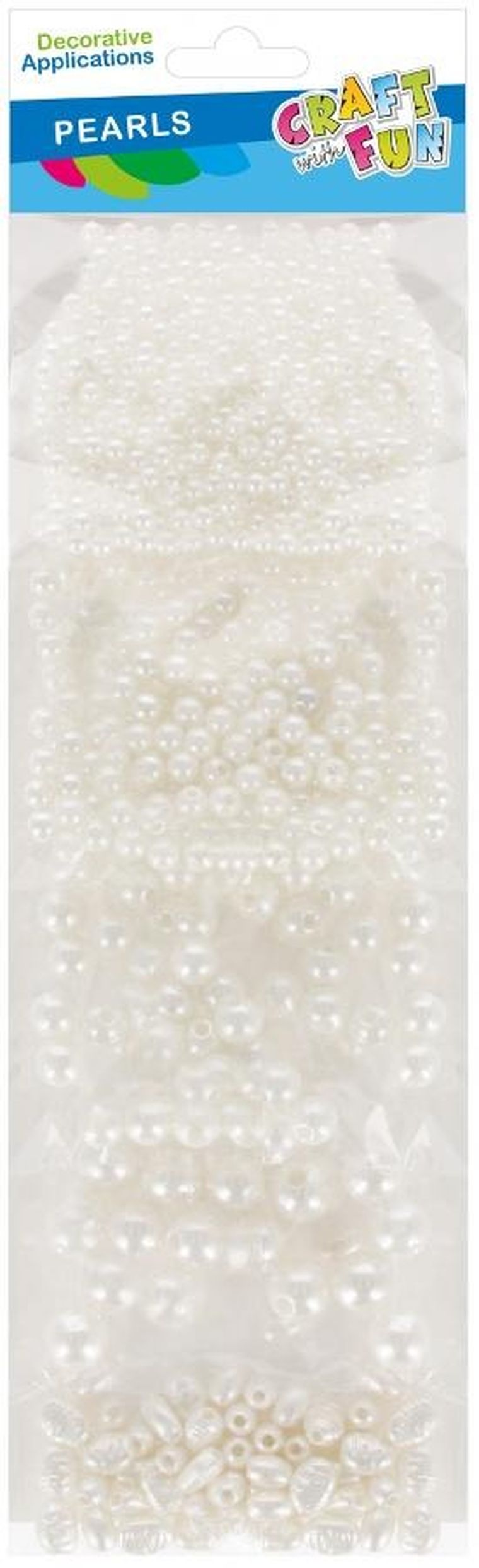 Craft With Fun, ozdoba koraliki perły, 4w1 mix