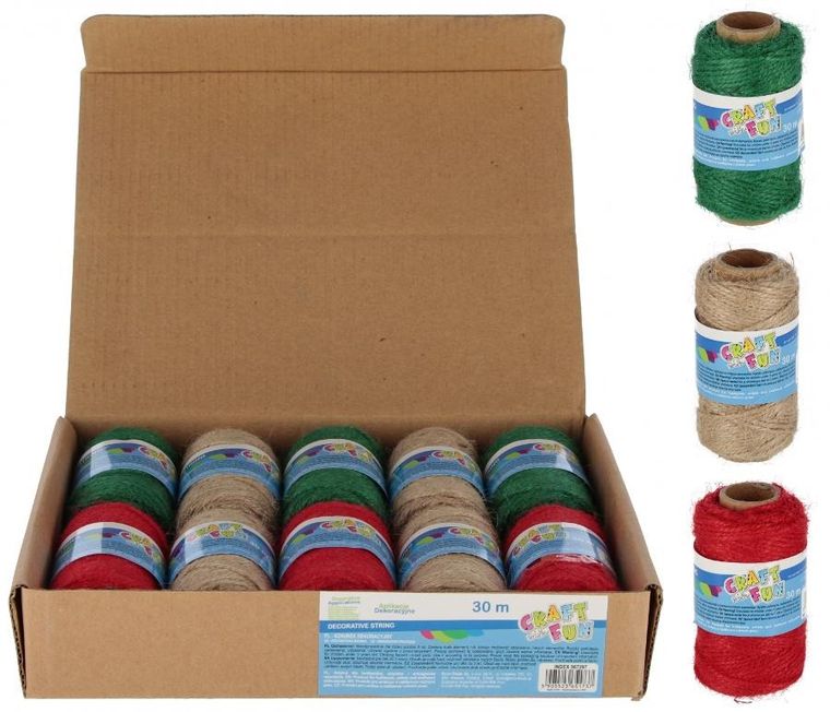 Craft With Fun, sznurek ozdobny, 30m, 1 szt.