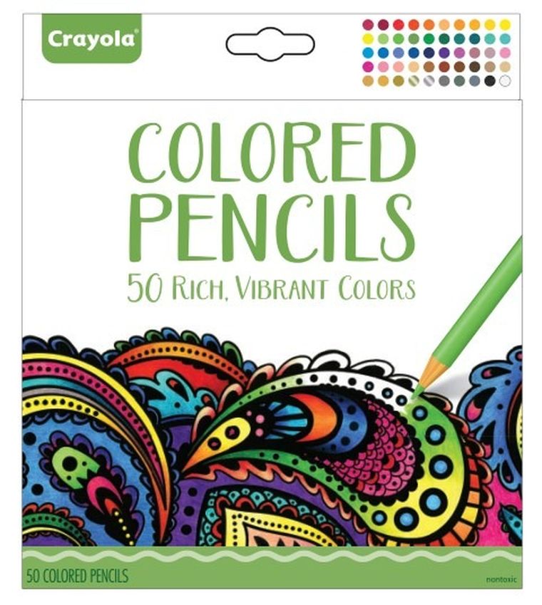Crayola, kredki ołówkowe, 50 szt.