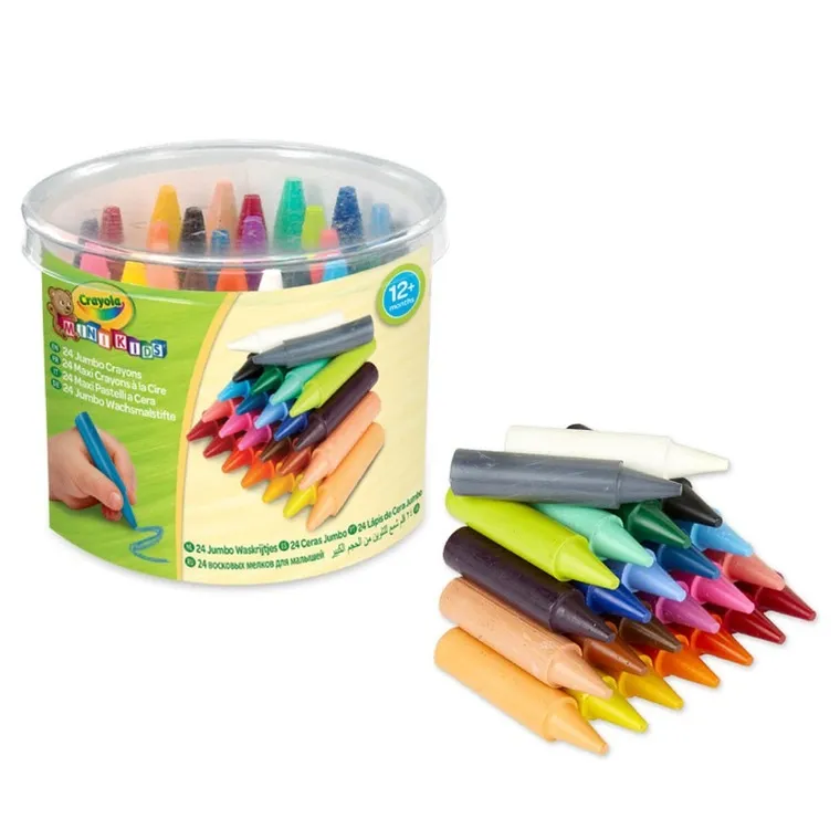 Crayola, Mini Kids, kredki świecowe, 24 szt.