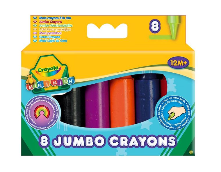 Crayola, Mini Kids, kredki świecowe, 8 szt.