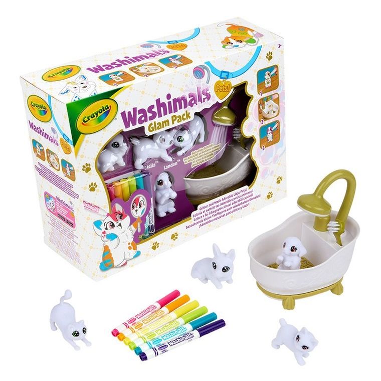 Crayola, Washimals, zestaw z wanną