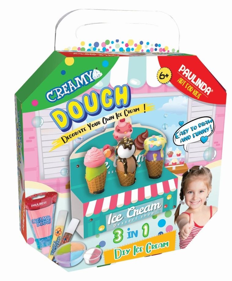 Creamy Dough, Ice Cream, zestaw do robienia mini słodkości