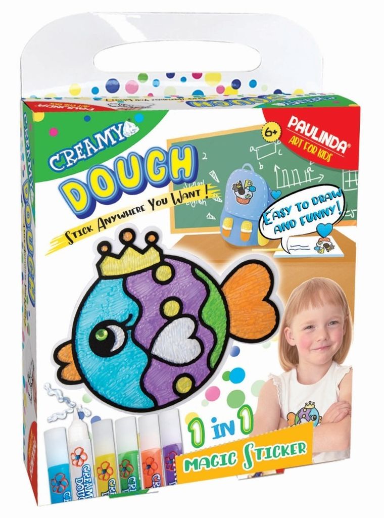 Creamy Dough, Magic Sticker, ryba, zestaw do tworzenia ozdób