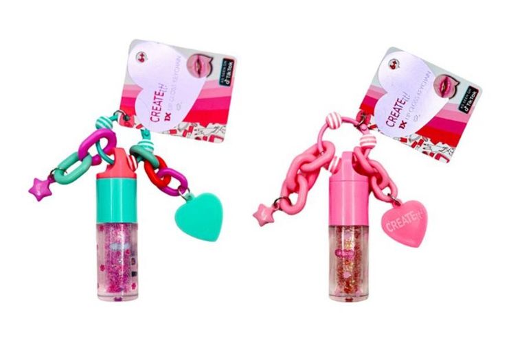 Create It! błyszczyk do ust i brelok do kluczy