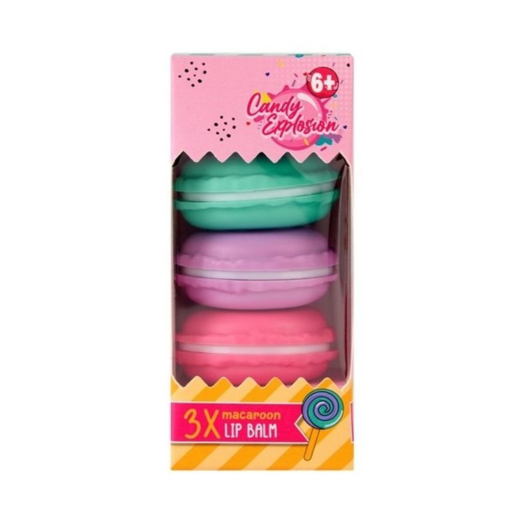 Create It! Candy, balsam do ust, makaroniki, 3 szt.