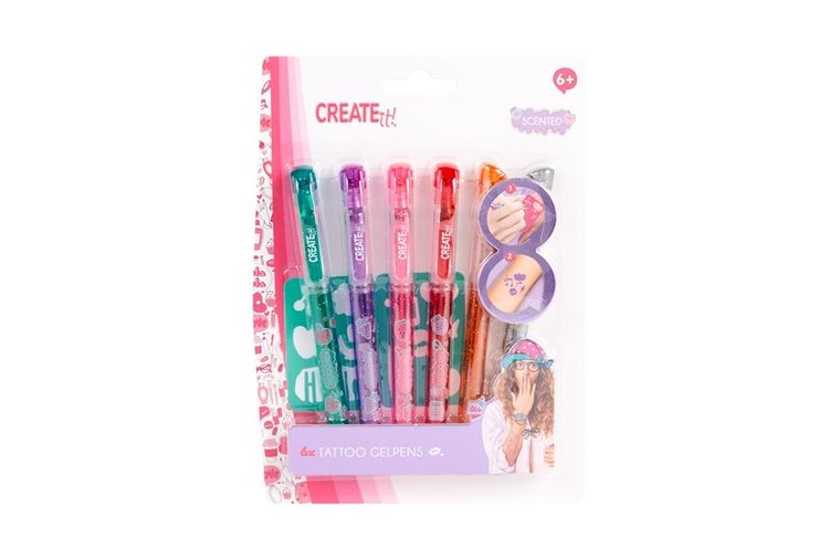 Create It! długopis do tatuażu, 6 szt.