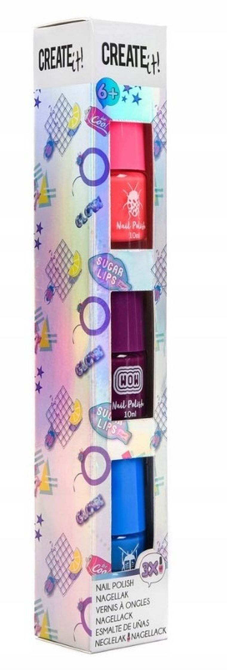 Create it! lakier do paznokci, 3 szt.