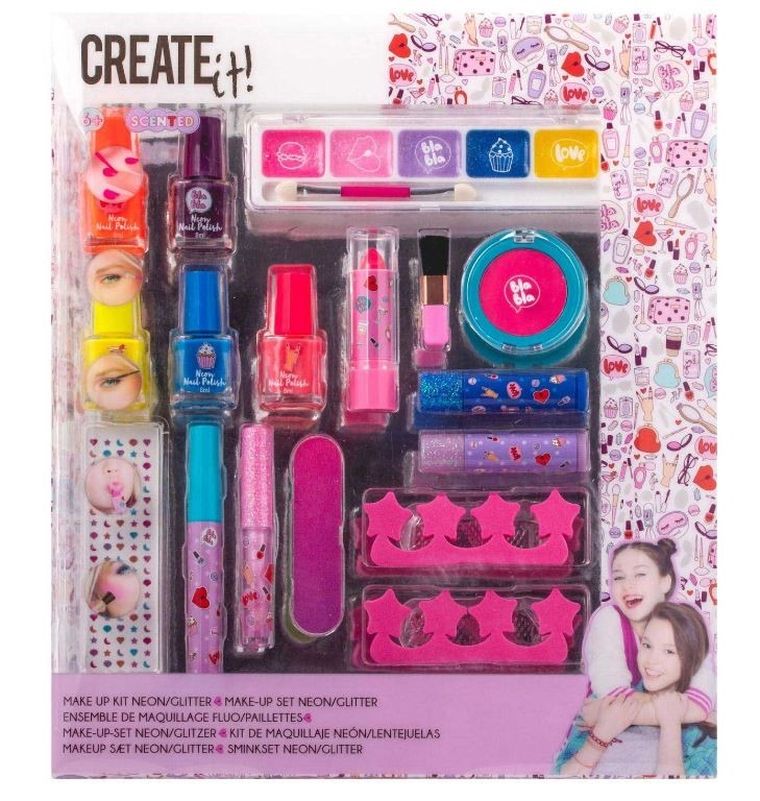 Create It! Make-up box, neonowy