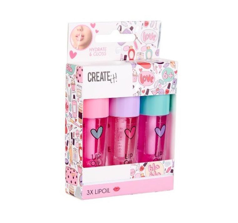 Create It!, olejek do ust, 3 szt.