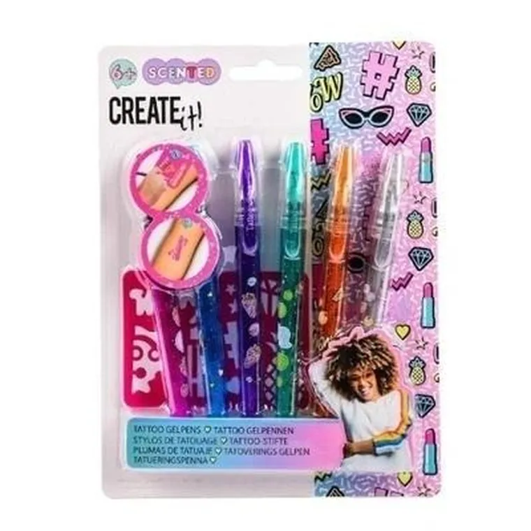 Create it!, pisaki do robienia tatuażu, 6 szt.