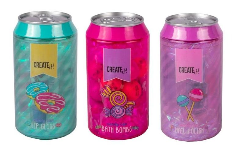 Create It!, puszka z kosmetykami, zestaw do kąpieli, 1 szt.