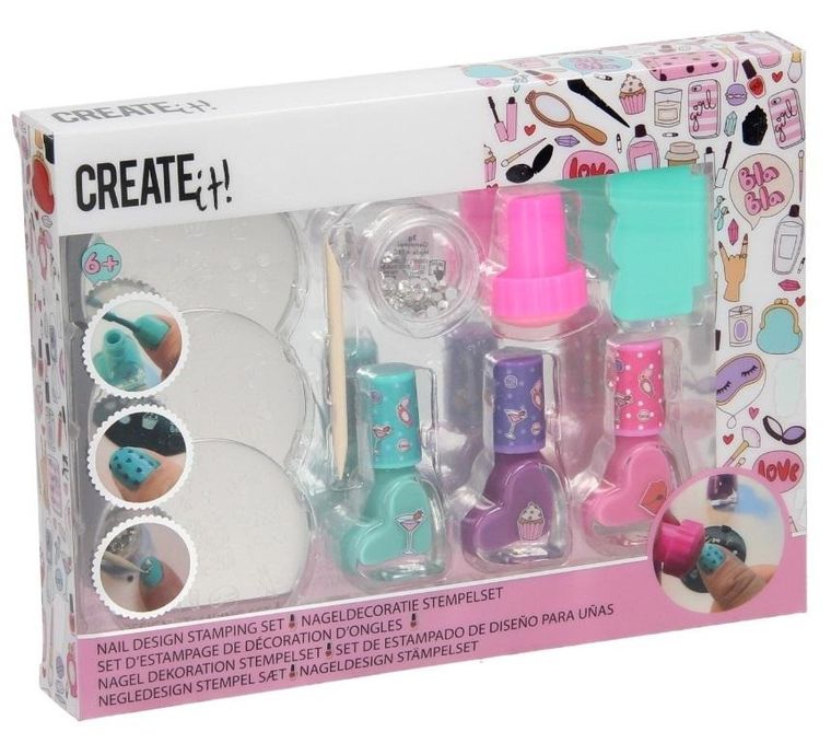 Create it! zestaw lakierów do paznokci a akcesoriami