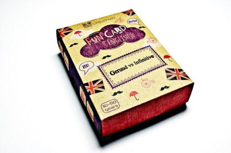 Creativo. Fun Card English. Gerund vs Infinitive