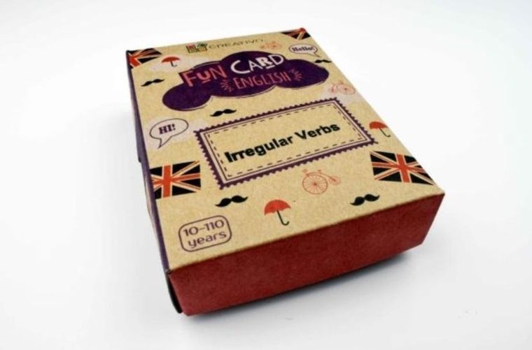 Creativo. Fun Card English. Irregular Verbs