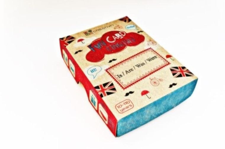 Creativo. Fun Card English. Is/Are/Was/Were