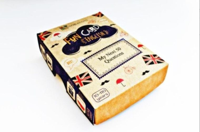 Creativo. Fun Card English. My Next 50 Questions