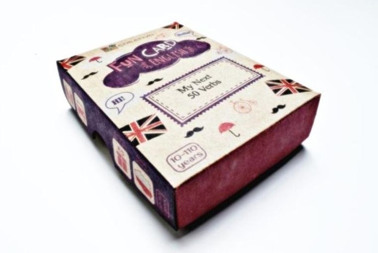 Creativo. Fun Card English. My Next 50 Verbs