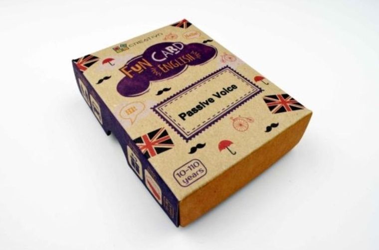 Creativo. Fun Card English. Passive Voice