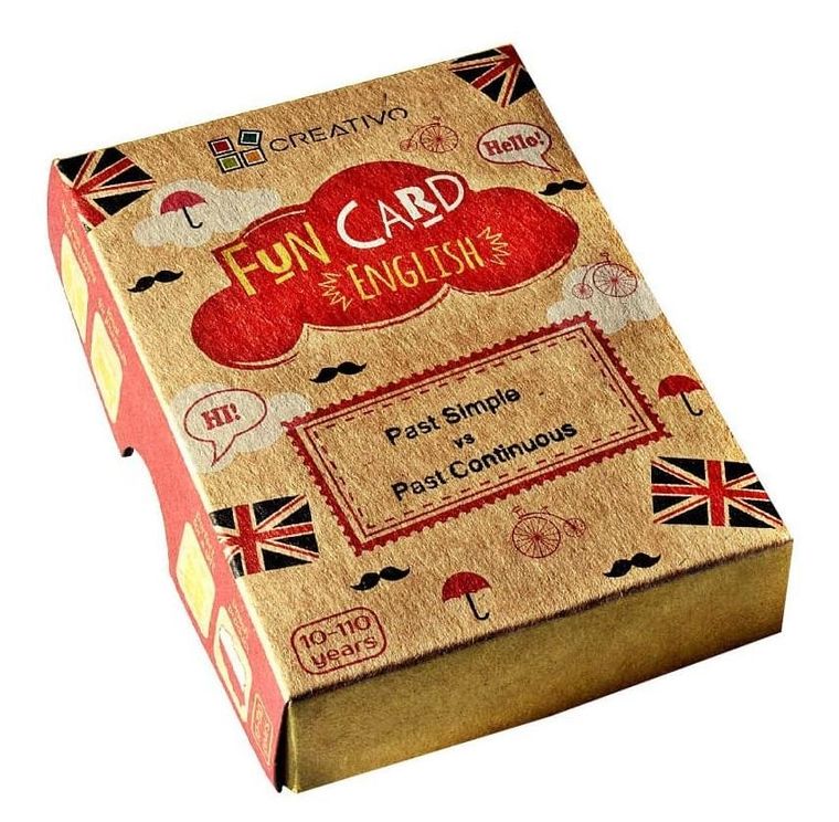 Creativo. Fun Card English. Past Simple vs Past Continuous