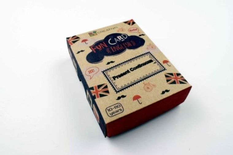 Creativo. Fun Card English. Present Continuous