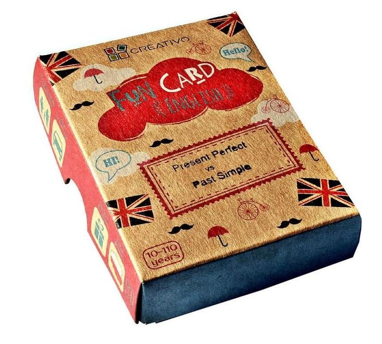 Creativo. Fun Card English. Present Perfect vs Past Simple