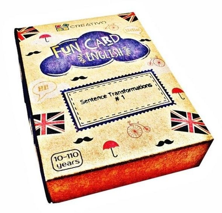 Creativo. Fun Card English. Sentence Transformations #1