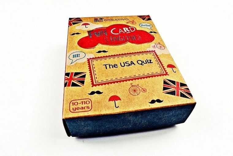 Creativo. Fun Card English. The USA Quiz