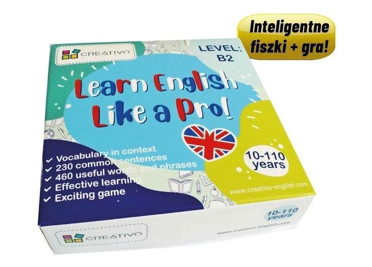 Creativo. Learn English Like a Pro. Fiszki + gra B2