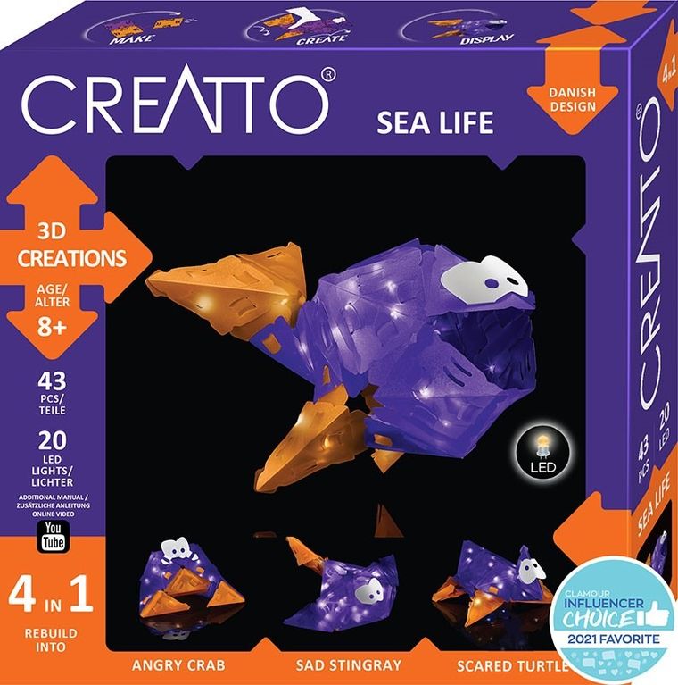 Creatto, Świecący Morski Świat, zestaw kreatywny
