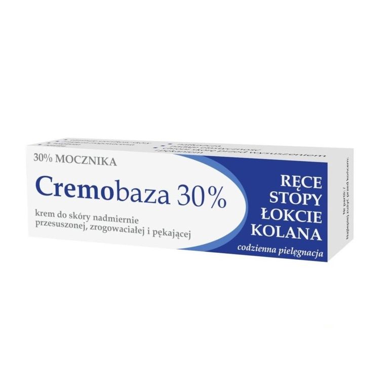 Cremobaza, 30% mocznika, krem do skóry nadmiernie przesuszonej zrogowaciałej i pękającej, 30g