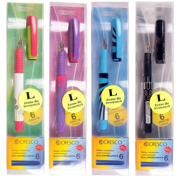 Cresco, Collage 11, pióro dla leworęcznych z zapasem naboi