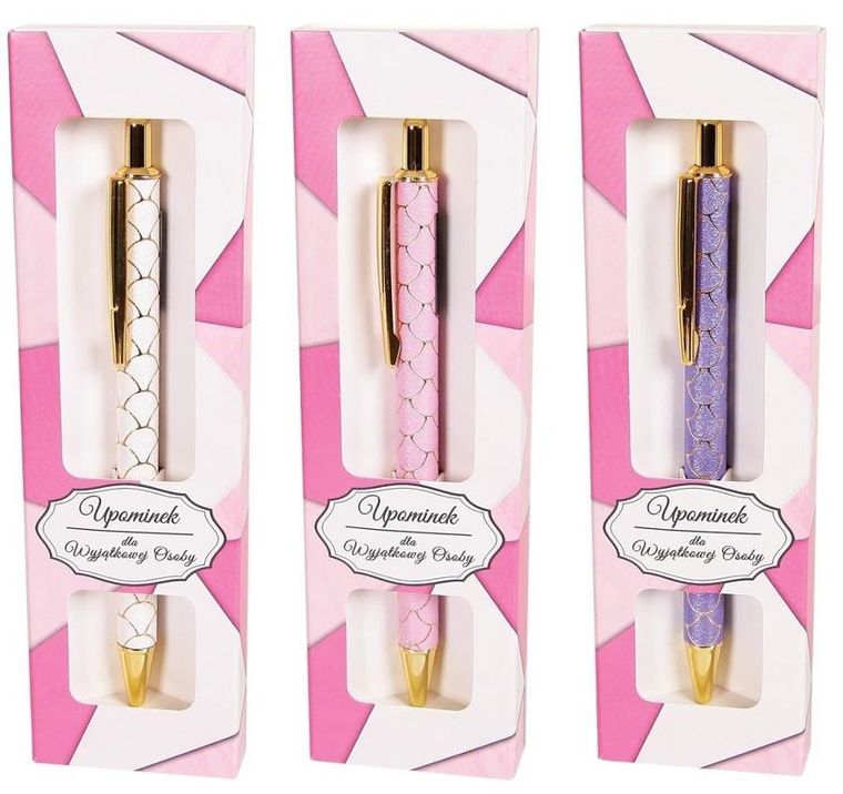 Cresco, długopis Glamour Gift, box mix
