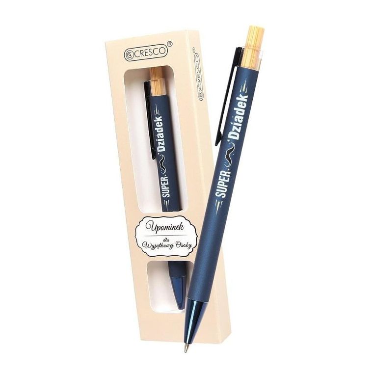 Cresco, długopis na Dzień Dziadka w etui, Super Dziadek
