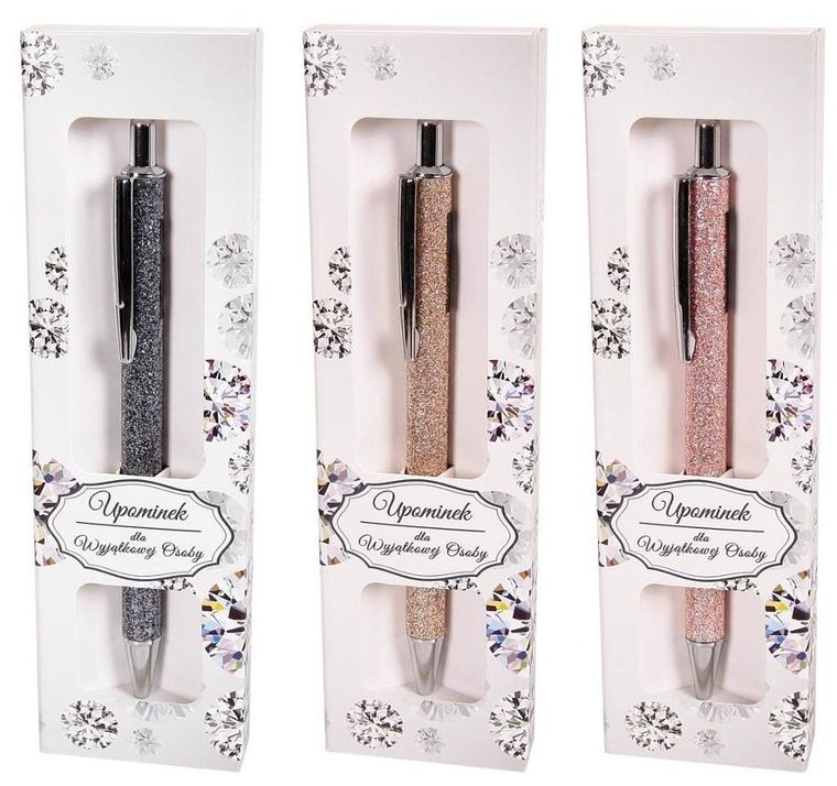 Cresco, długopis Shine Gift, box mix