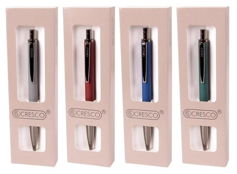 Cresco, długopis Winner tytan, w etui mix