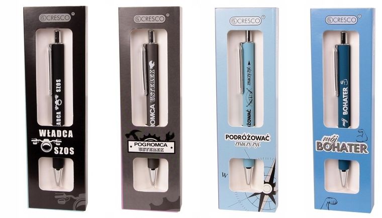 Cresco, długopis z nadrukiem w etui, 1 szt.